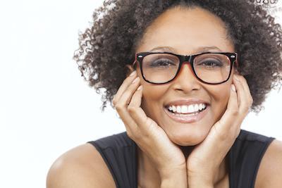 woman smiling after gum disease treatment, nashville tn
