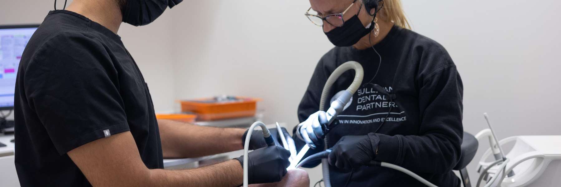 Man and woman smiling together outside, nashville tn