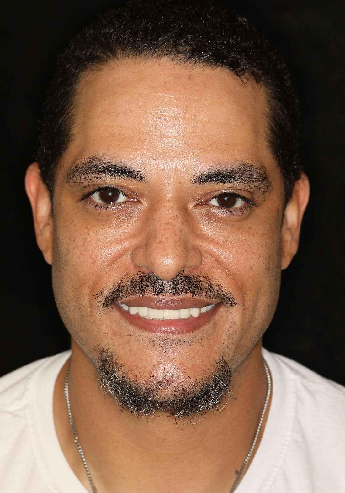 Man smiling after all-on-x implant dentures nashville tn