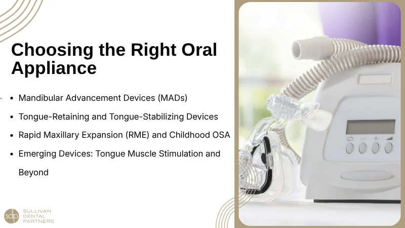 Types Of Oral Appliances Options For Different Needs